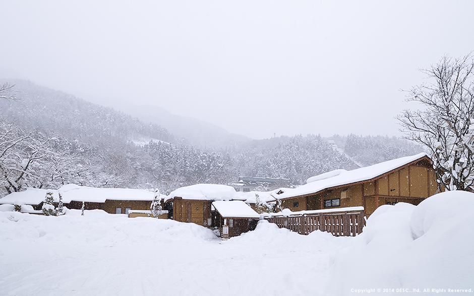 雪に包まれたやえ野