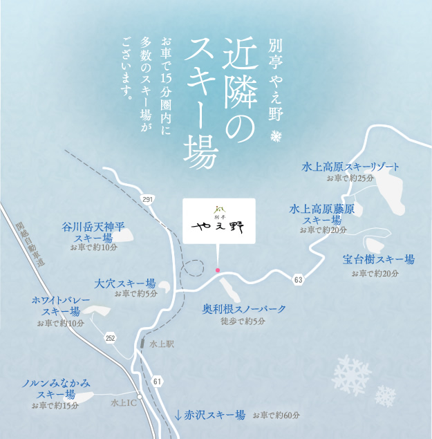 みなかみスキー場地図